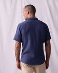 Vintage Blue Kalo SS Button Up