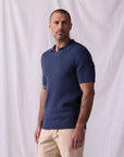 Vintage Blue Waffle Stitch Top
