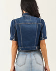 Dark Delaney Crop Jackets