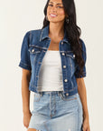 Dark Delaney Crop Jackets
