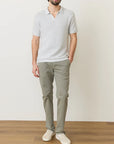 Oatmeal Grey Conrad Sweater Polo