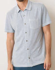 Light Grey Vintage Heavy Slub Button Down