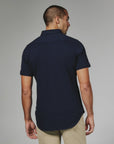 Navy Bennet Button Up