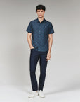 Navy Rubens Short Sleeve Shirt