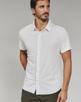 White Aldridge Short Sleeve Shirt
