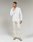White Naples Long Sleeve Shirt