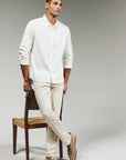 White Naples Long Sleeve Shirt
