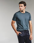 Petrol Navy Modal Crew Neck Tee
