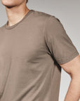 Umber Modal Crew Neck Tee