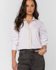 Optic White Pearl Blouse