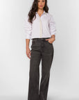 Optic White Pearl Blouse