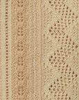 Beige & Cornsilk Cotton Pointelle Polo