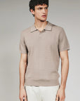 Taupe Gavin Sweater Polo