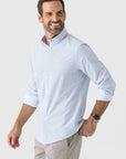 Cloud Blue Leeward No Tuck LS Dress Shirt
