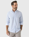 Cloud Blue Leeward No Tuck LS Dress Shirt