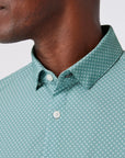 Pale Blue Clover Leeward SS Dress Shirt