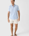 Light Blue Palm Halyard SS Dress Shirt