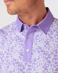 Lavender Floral Versa SS Polo