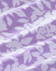 Lavender Floral Versa SS Polo