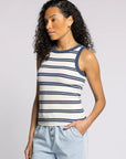 White Indigo Ellen Tank