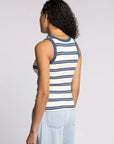 White Indigo Ellen Tank