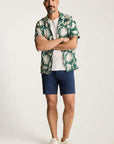 Green Champally Floral Riviera Cabana Shirt