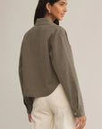 Pebble Moon AllDay Cropped Denim  Jacket