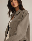 Pebble Moon AllDay Cropped Denim  Jacket
