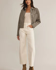 Pebble Moon AllDay Cropped Denim  Jacket