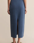 Vintage Indigo Gail Jersey Midi Skirt