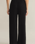 Black Cassidy Gauze Full Length  Pant