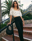 Black Do It All Straight Leg Pant
