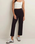Black Do It All Straight Leg Pant
