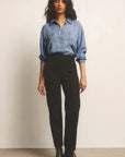 Black Do It All Straight Leg Pant