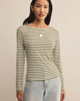 Fern Pristine Striped Tee