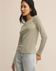 Fern Pristine Striped Tee