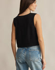 Black Marta Linen Vest