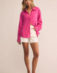 Island Pink Alfie Button Up Shirt