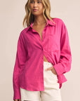 Island Pink Alfie Button Up Shirt