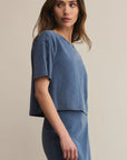 Vintage Indigo On The Go Jersey Denim Tee