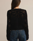 Black Rosalyn Sweater Cardigan