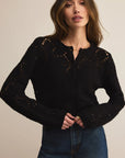 Black Rosalyn Sweater Cardigan