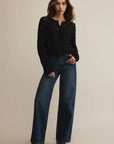 Black Rosalyn Sweater Cardigan