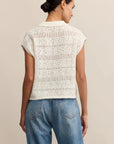 White Kinsley Sweater Top