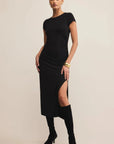 Black Aurelia Midi Dress