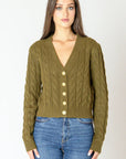 Evergreen Flora Cardigan