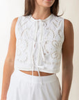 White Angelica Top