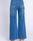 Medium High Rise Sailor Patch Pocket Jean