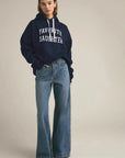 Navy Collegiate Hoodie