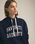 Navy Collegiate Hoodie